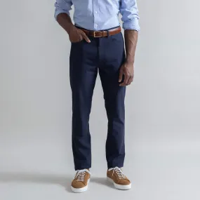 The Navy Performance Stretch Franklin 5 Pocket Custom Pant