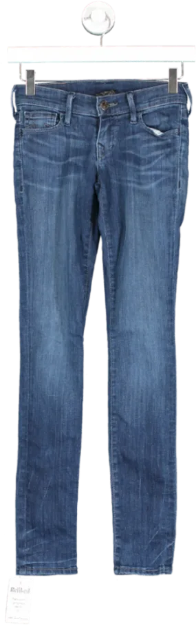 True Religion Blue Skinny Jeans UK XXS