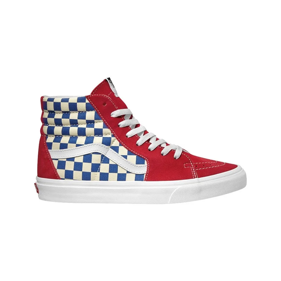 Vans UA SK8-HI (BMX Checkerboard) True Blue/Red