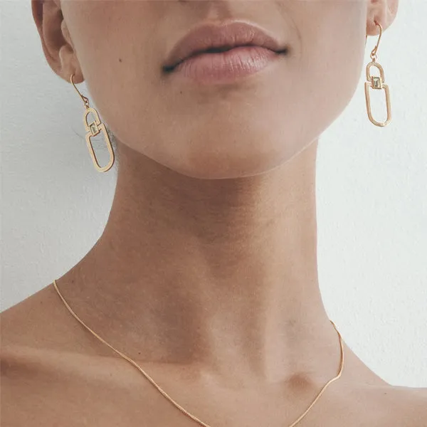 Vault Earrings - Gold