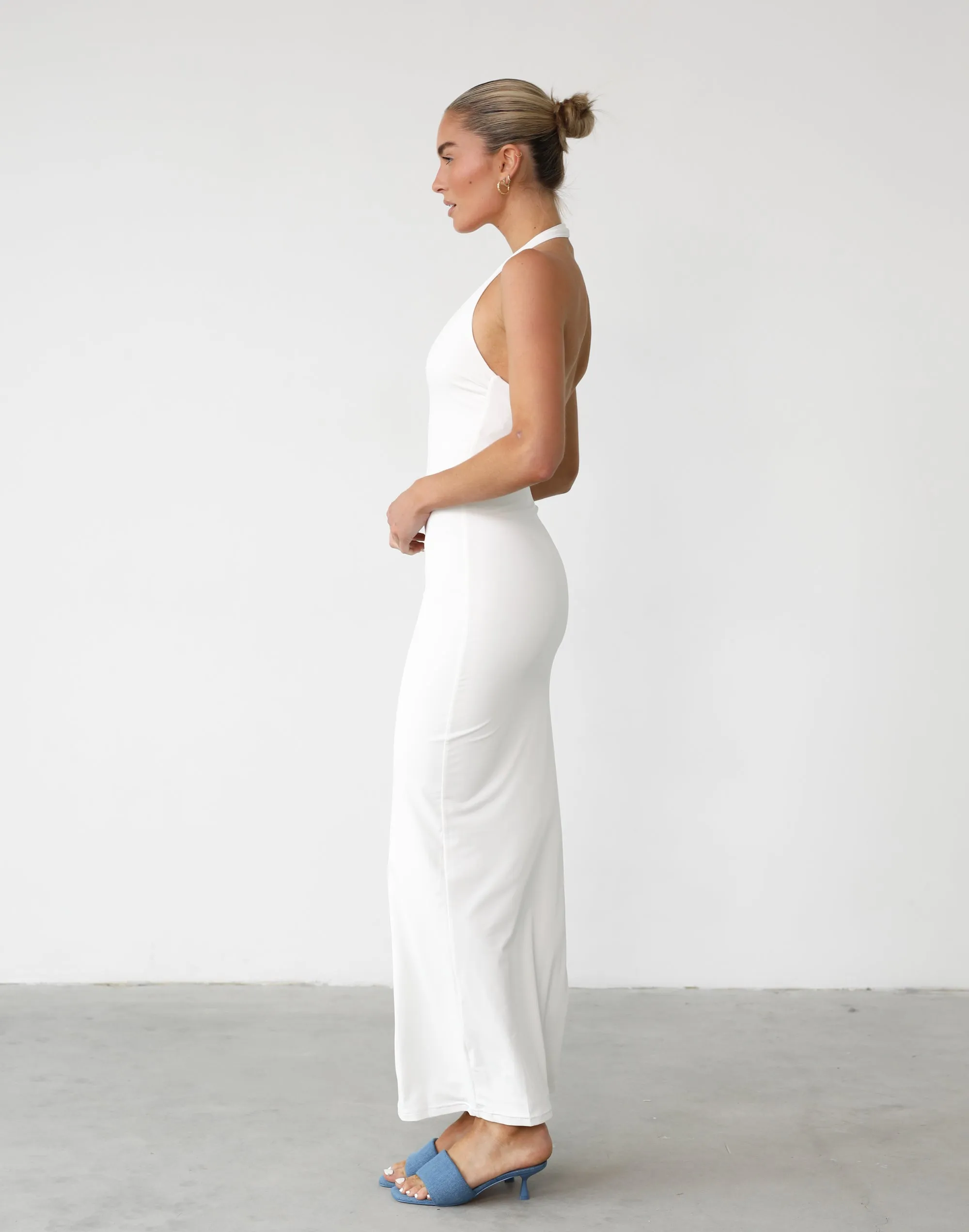 Veena Maxi Dress (White)