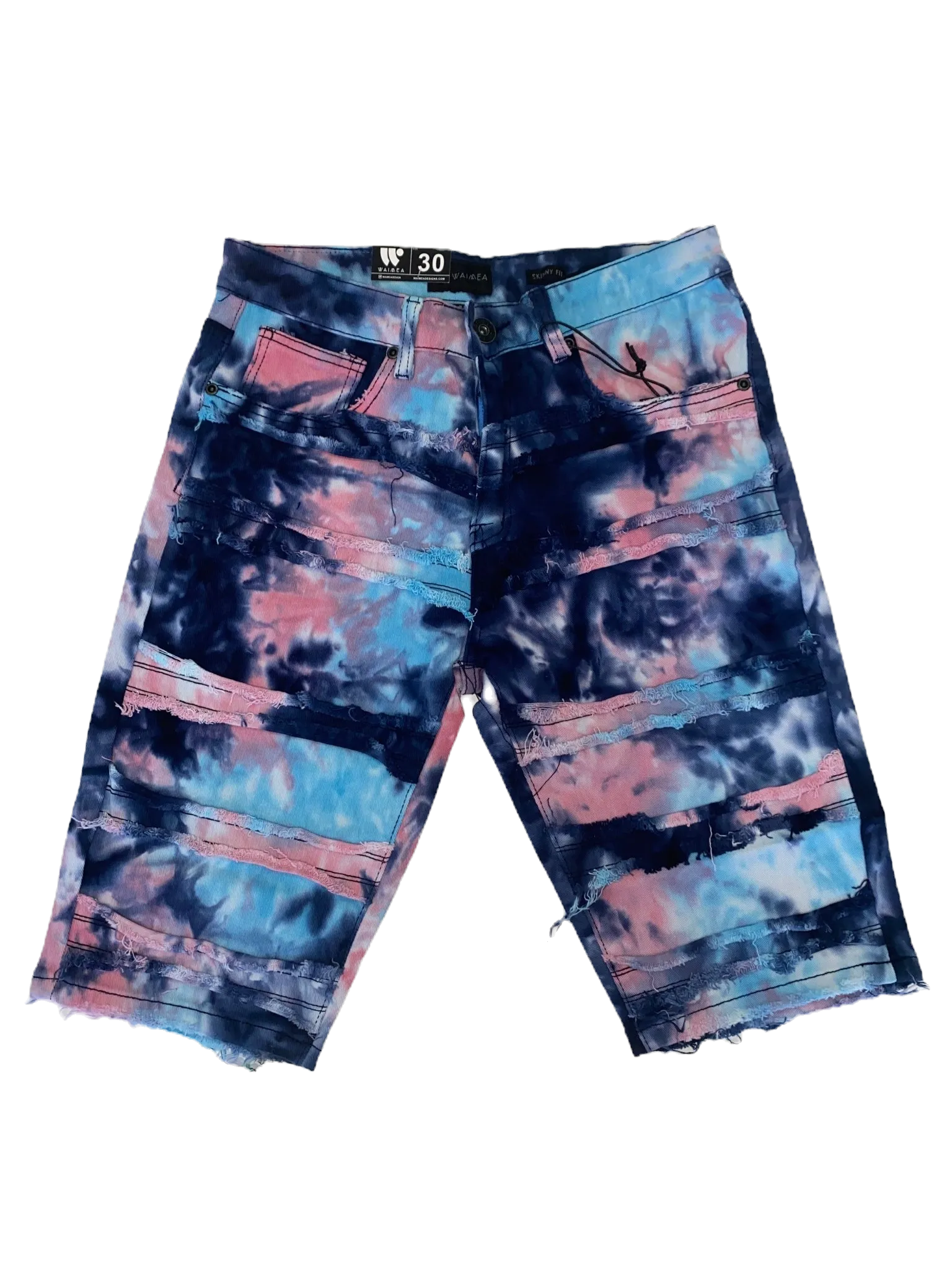 Waimea Blue Tie Dye Shorts