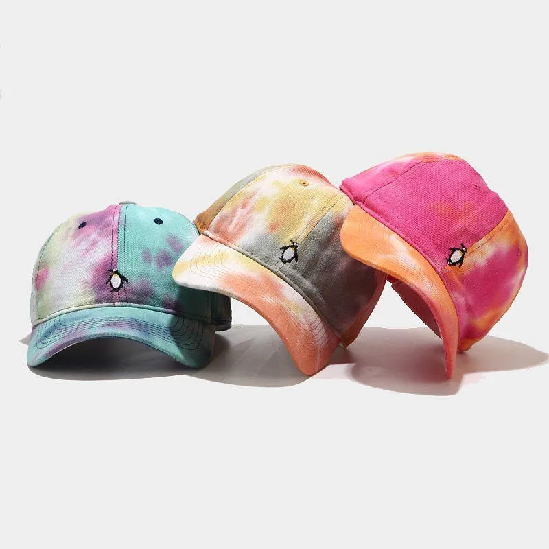 Women Outdoor Tie-dye Printed Baseball Hat