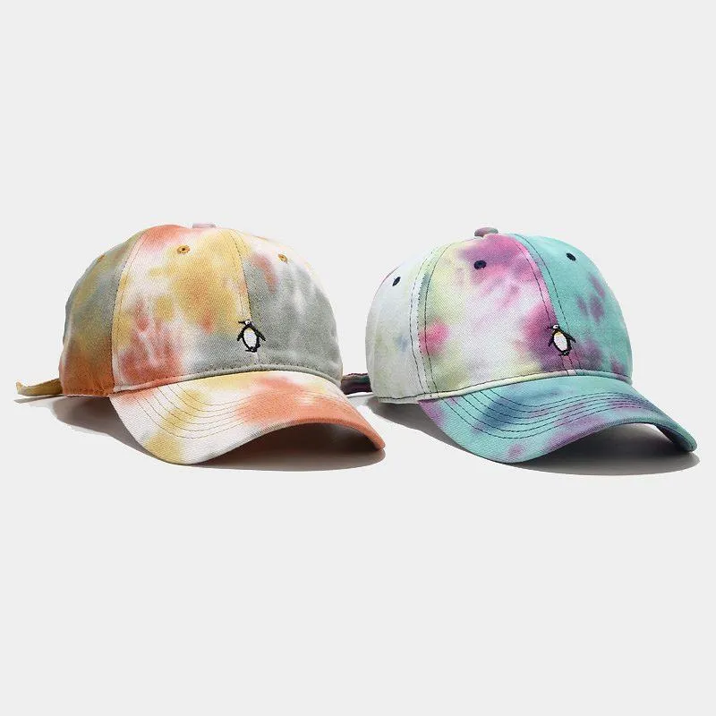 Women Outdoor Tie-dye Printed Baseball Hat