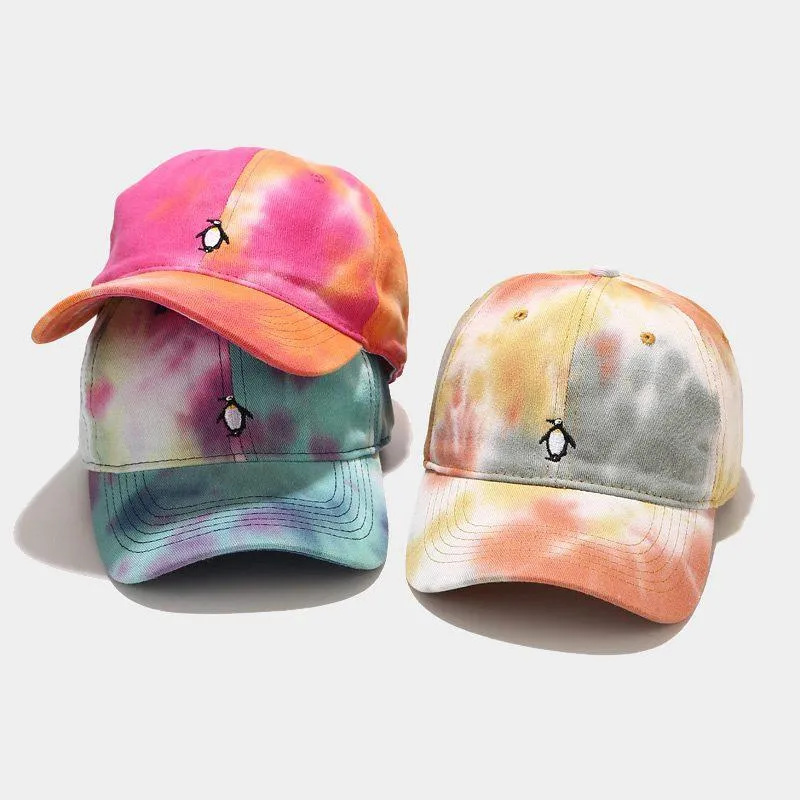 Women Outdoor Tie-dye Printed Baseball Hat