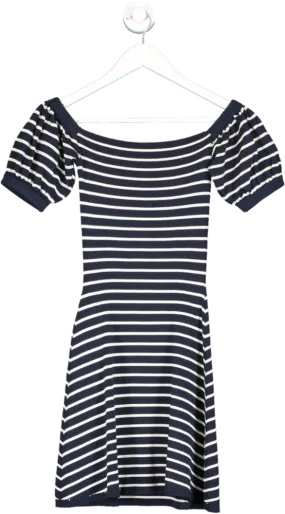 ZARA Blue Striped Mini Dress UK S